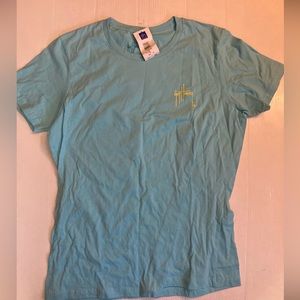 NWT Guy Harvey teal tee xl